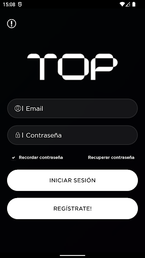 Android application Top Padel Fit Center screenshort