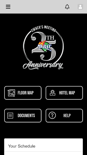 Android application D-BAT Owner's Meeting screenshort