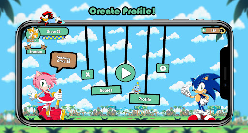 Android application Soni Hedgehog Puzzle screenshort