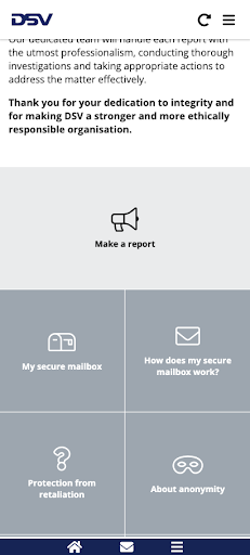 DSV Whistleblower Screen 3