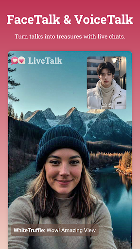 Android application LiveTalk: Live Video Call Chat screenshort