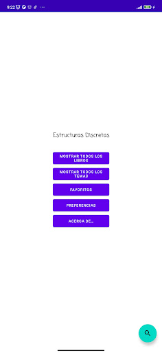 Android application Estructuras Discretas FI UNAM screenshort