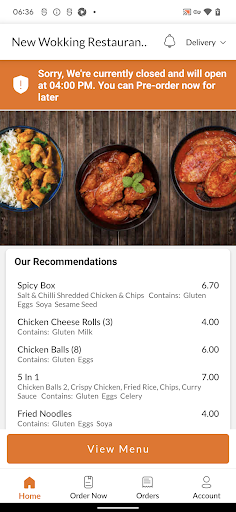 New Wokking Restaurant Screen 2