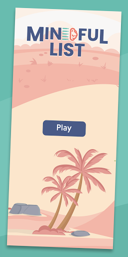 Android application Mindful list screenshort