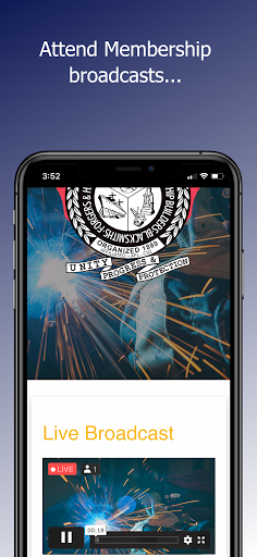 IBB Local 73 Member App Screen 2
