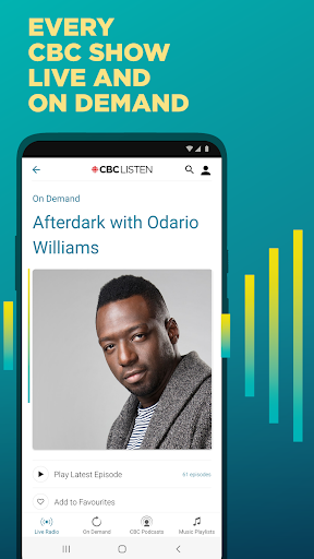 Android application CBC Listen: Music & Podcasts screenshort