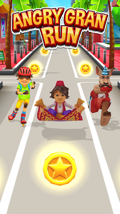 Download Angry Gran Run (MOD Unlimited Coins)