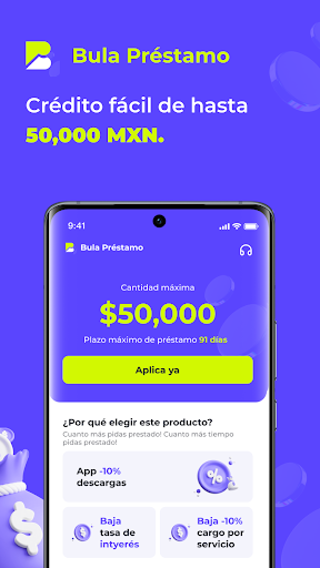 Captura de pantalla de Bula prestoa-Crédito Loan