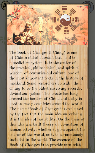 I-Ching. The Book of Changes Screen 2