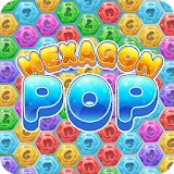 Hexagon pop icon