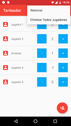 Vista previa de la aplicación