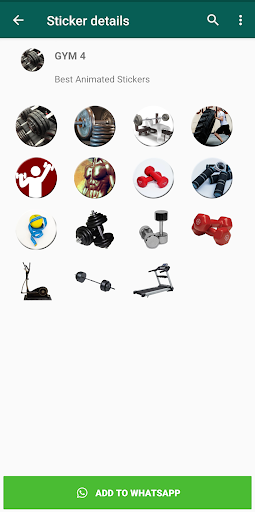 Gym Stickers for Whatsapp Screen 2