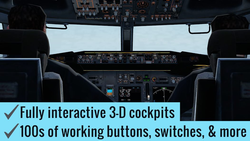 X-Plane Flight Simulator 12.0.1 APK + Mod (Unlimited money) untuk android