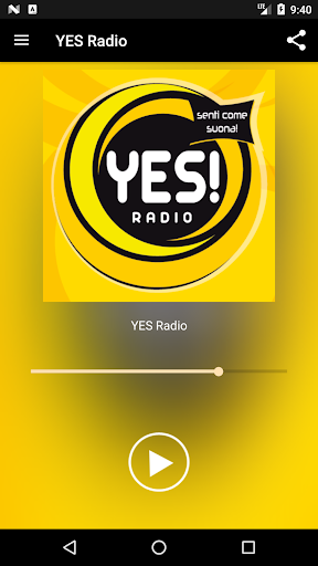 Android application YES Radio screenshort