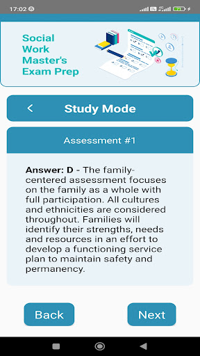 Social Work Masters Exam Prep Screen 3