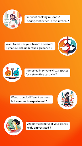 Android application CookWith — Fav Chefs, Celebs.. screenshort