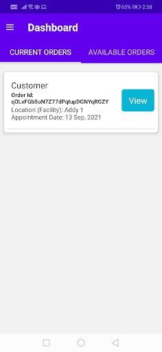 Android application Healiam Phlebotomist screenshort