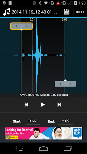 Mp3 cutter Screenshot 3 - AppWisp.com