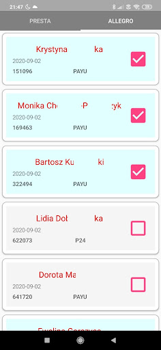 Collect Order Screen 3