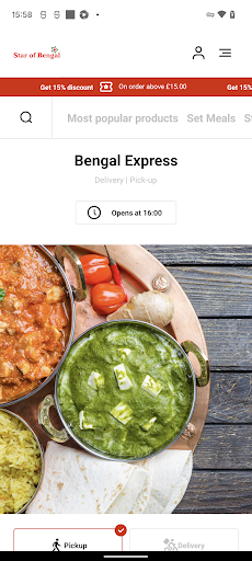 Android application Star of Bengal Express screenshort