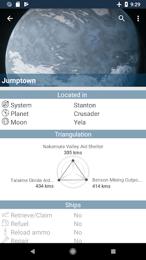 Star Citizen Travel Helper Screen 3