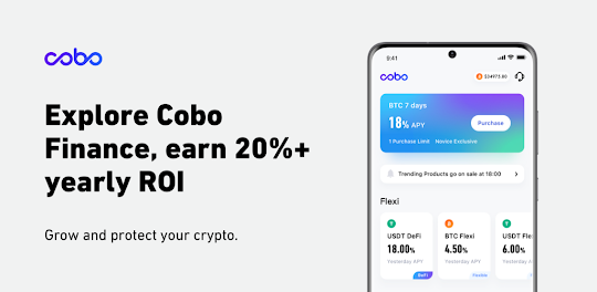 Cobo: Support crypto savings, PoS, gain products.
