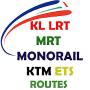 KL LRT,MRT,MONORAIL,ETS and KTM Routes 2020