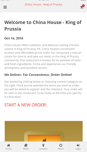 Android application China House - King of Prussia screenshort