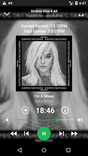 Android application Cyber-FM screenshort