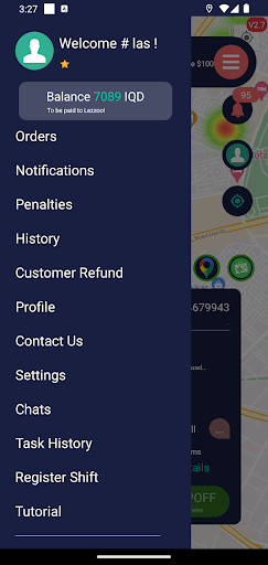 Screenshot of Lezzoo Courier