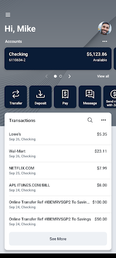 Keystone Bank Mobile Banking Screen 2