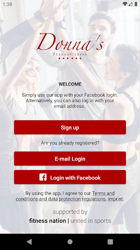 Android application Donna's Frauenfitness screenshort