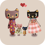 Family of Cat Live Wallpaper icon