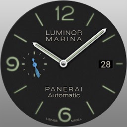 LUMINOR MARINA Watch face