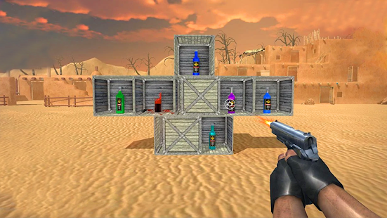 Bottle Shooting Master Game 3D Screenshot
