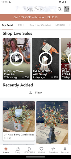 Android application Sassy Primitives screenshort