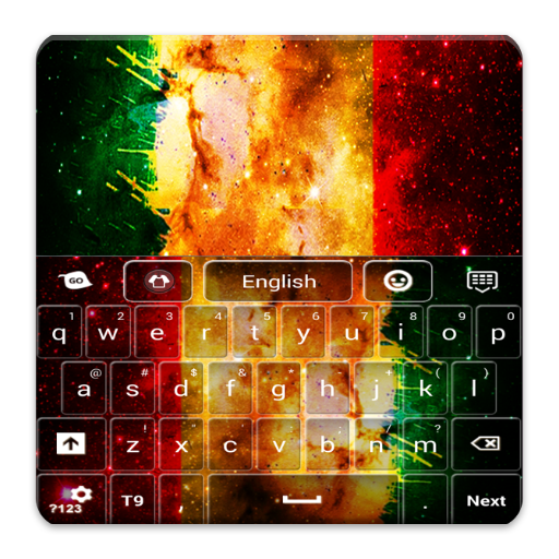 Rasta Galaxy Keyboard  Icon