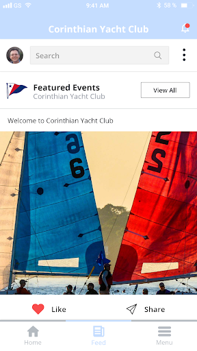 Corinthian Yacht Club Screen 3