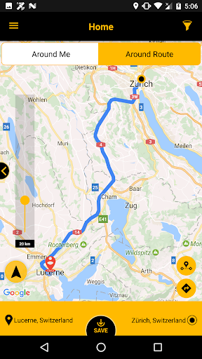 On the Way, a travel planner Screen 3