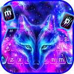 Cover Image of Download Galaxy Wild Wolf Keyboard Them  APK