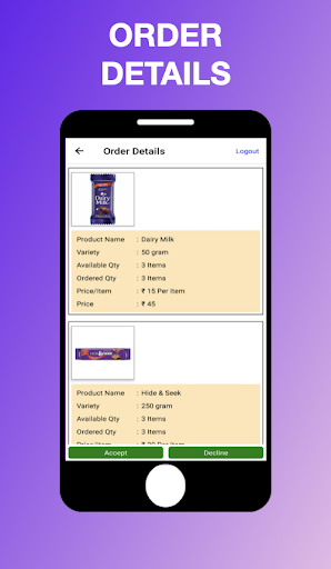 Cart2Mart-Vendor App Screen 2