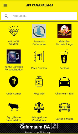 Android application App de Cafarnaum screenshort