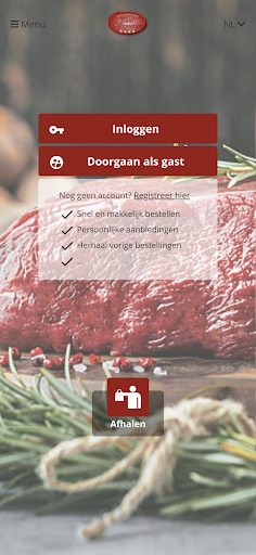 Android application Slagerij Verpoorten screenshort