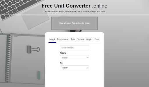 Unit Converter .Online Screen 3