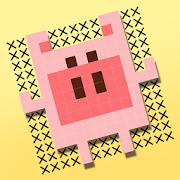 Pixel Cross Logic Puzzle  Icon