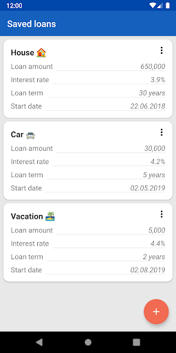 Loan Calculator Screen 3