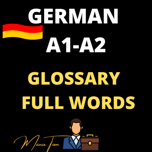 German A1 A2 GLOSSARY logo