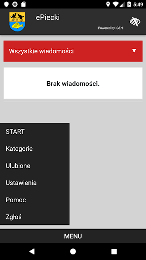 Android application ePiecki screenshort