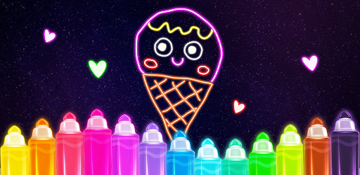 Kids Drawing Games for Toddler Android app official video trailer cover art
