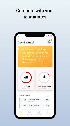 Android application Praiso screenshort